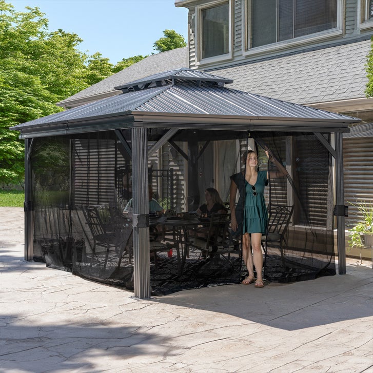 Sojag Kiana 10x12 Gazebo with Mosquito Netting | Costco