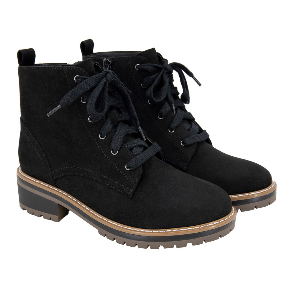 Kensie Ladies' Lace Up Boot | Costco