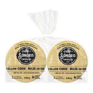 Sonora Yellow Corn Tortillas 2 x 640 g