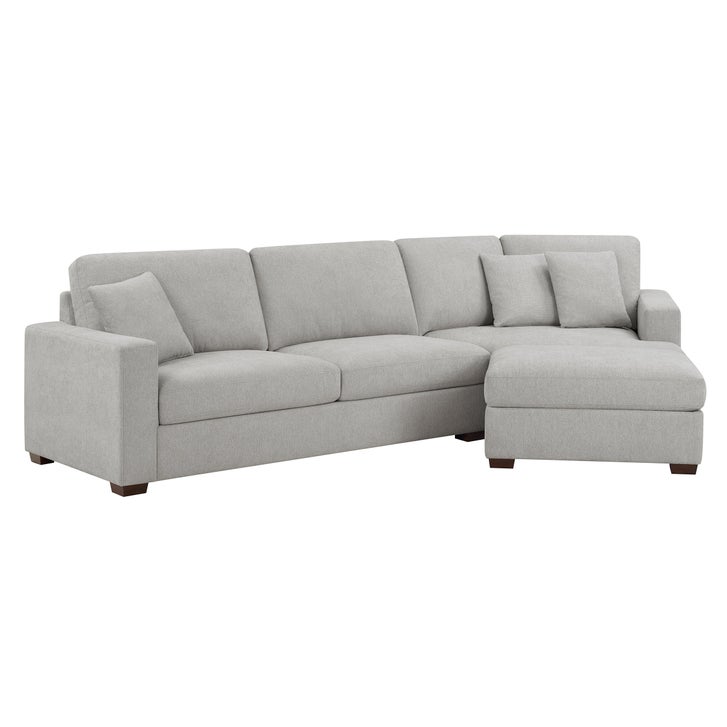 Thomasville Ezra Fabric Sectional with Ottoman | Costco