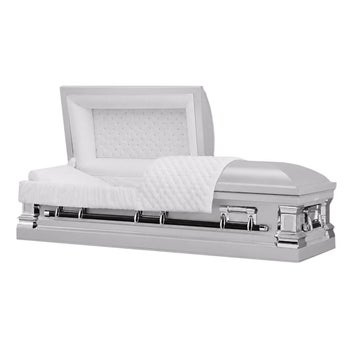 The Era Stainless Steel Casket by Titan Casket, Made in USA