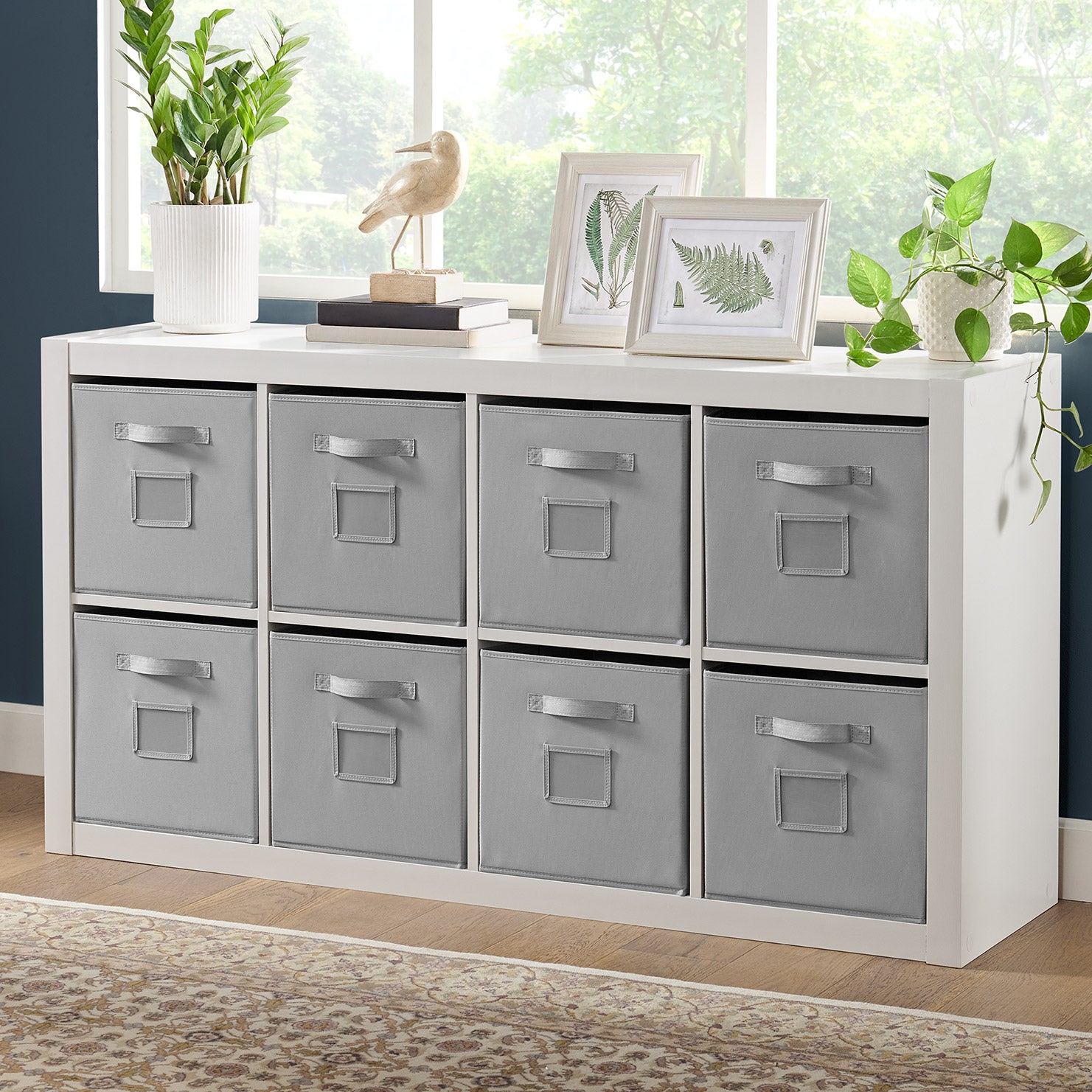 Onin Room Divider with 8 Storage Bins | Costco