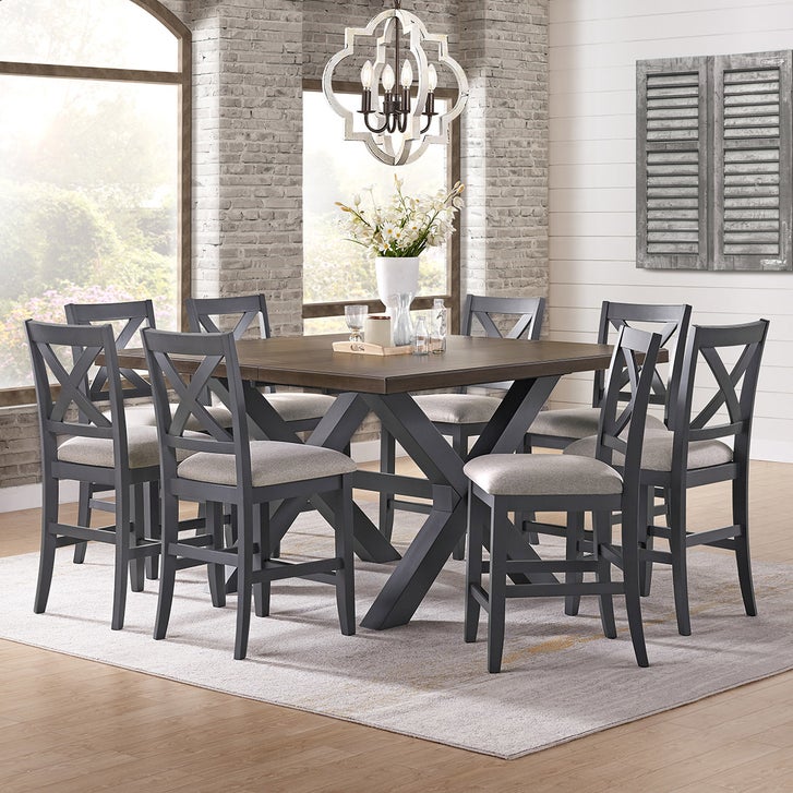 Tristan 9-piece Counter-Height Dining Table Set | Costco