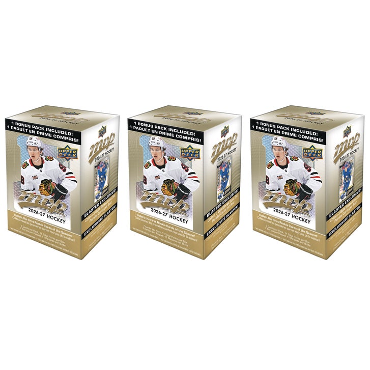 Upper Deck 2026-27 MVP Hockey Blaster Boxes 3-pack | Costco