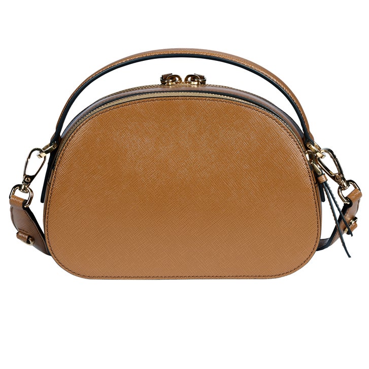 Prada Saffiano Leather Odette Bag, Caramel (Brown) | Costco