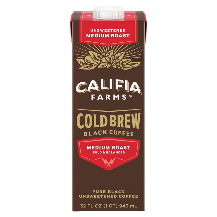 Califia Farms Cold Brew Black Coffee, Unsweetened, Medium Roast