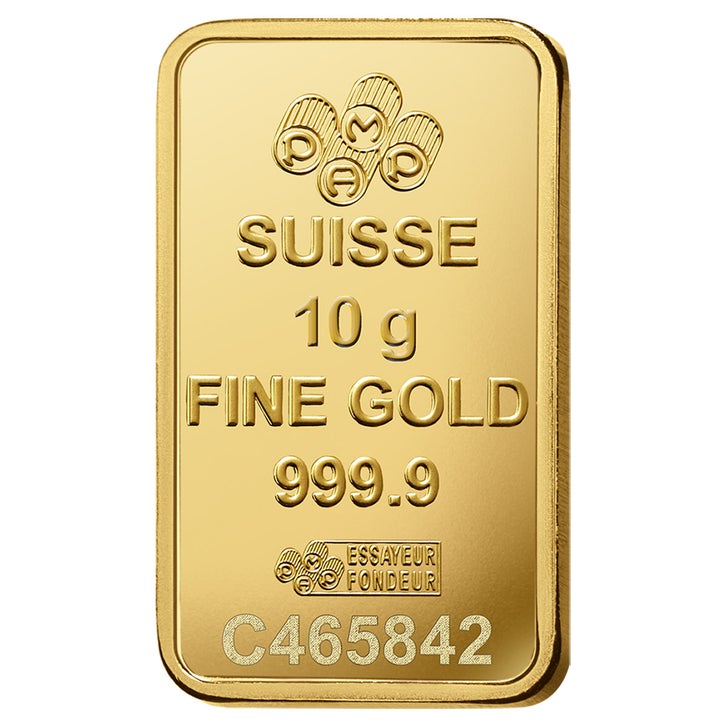 10 gram Gold Bar PAMP Suisse Lady Fortuna Veriscan (New in Assay