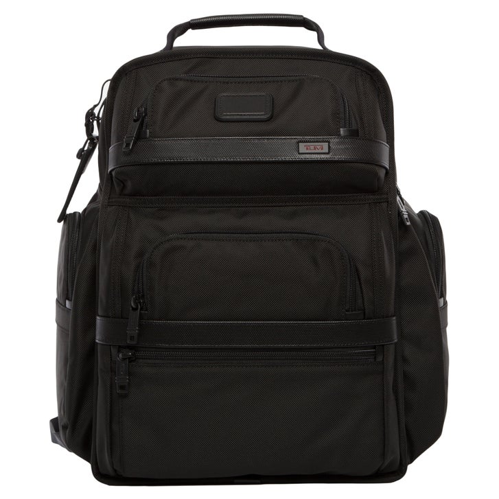 best business travel backpack tumi - Alpha Bravo Navigation - Everyday Backpack - Fits Up to 15" Laptop - 16.0" X 14.0" X 7.3" Exterior Features This backpack has a double zip entry to main compartment leather top handle two front U Men's Backpacks | Tumi US