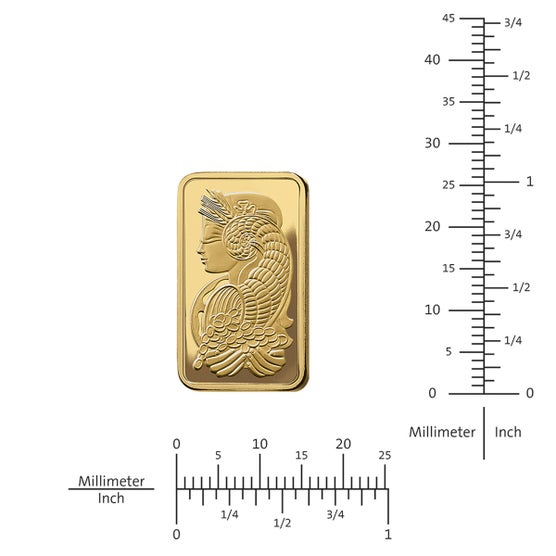 10 gram Gold Bar PAMP Suisse Lady Fortuna Veriscan (New in Assay