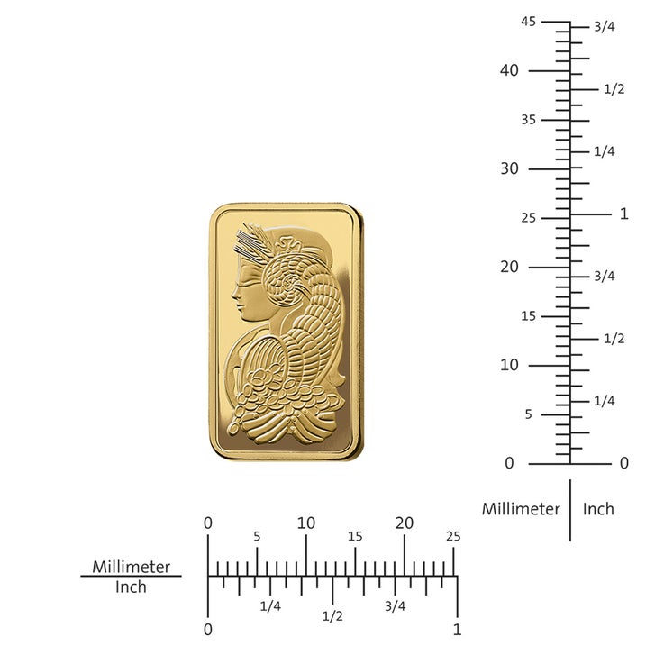 10 gram Gold Bar PAMP Suisse Lady Fortuna Veriscan (New in Assay