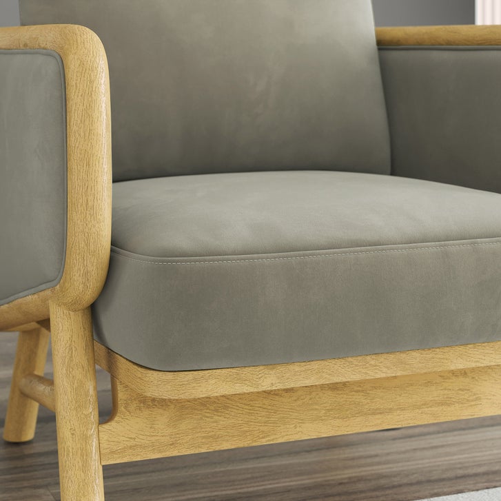 Mokena Fabric Accent Chair | Costco