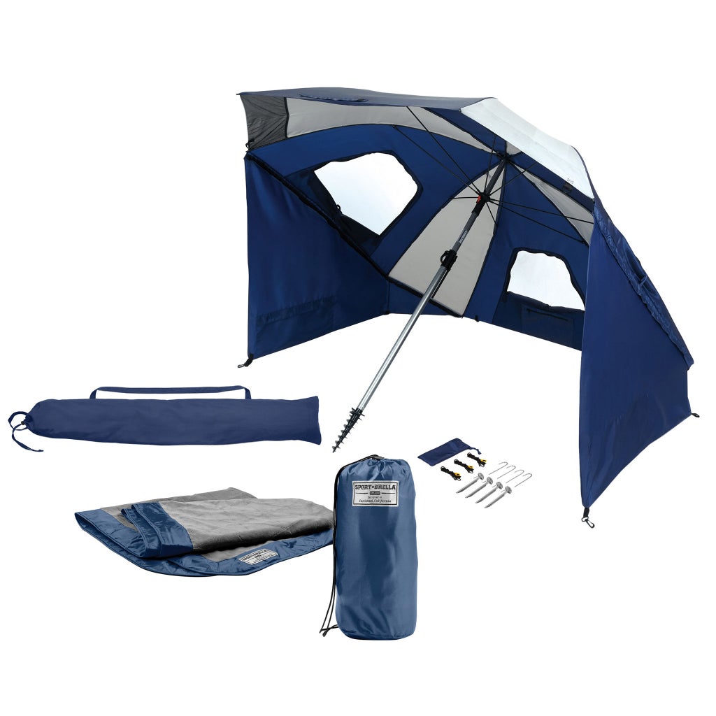 Sunsoul Umbrella Shelter and Beach blanket Combo | Costco