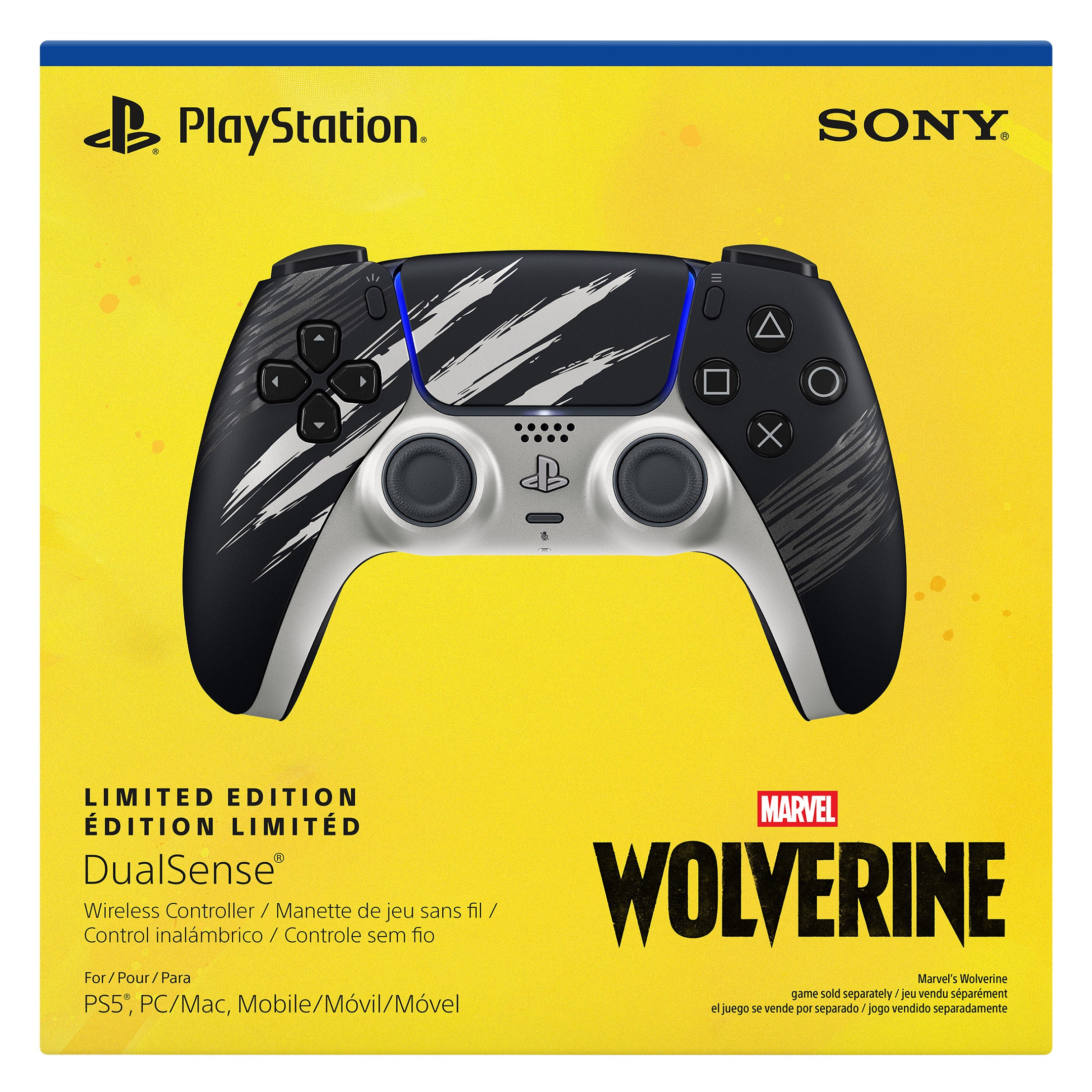 SONY PS5用 DualSense ワイヤレスコントローラー Marvel… PlayStation 5 DualSense Wireless Controller - Marvel's Wolverine