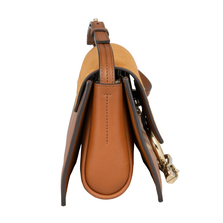 Chloe Faye Small Shoulder Bag, Brown | Costco