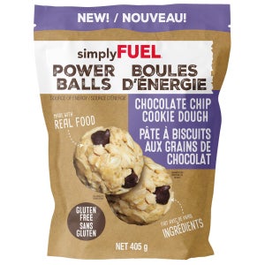 Simply Fuel Power Balls, Chocolate Chip Cookie Dough 405 g