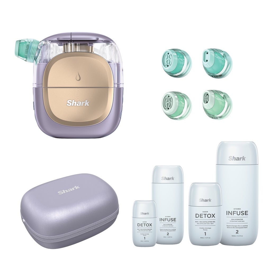 Shark FacialPro Glow At Home Hydro-Powered Facial System | Costco