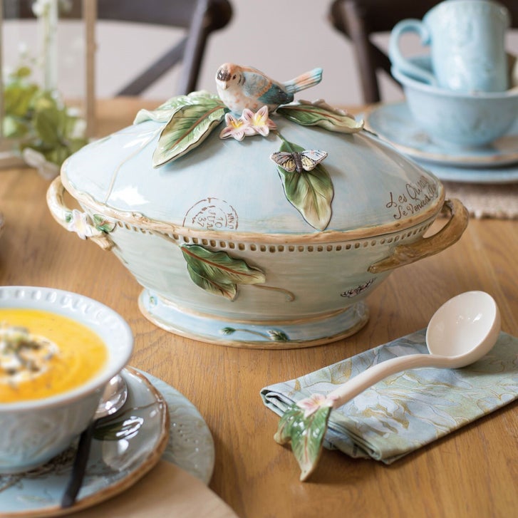 Fitz & Floyd Toulouse Tureen with Ladle | Costco