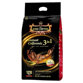 TNI King Coffee 3-in-1 Instant Coffeemix Sticks, Medium, 0.56 oz
