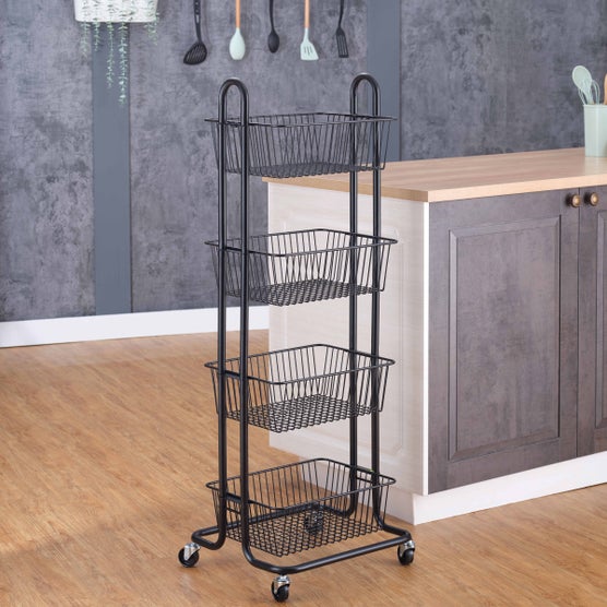 Edifice 4-tier Rolling Basket | Costco