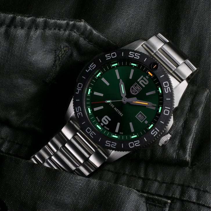 Luminox Pacific Diver Stainless Steel Green Dial Men's Quartz