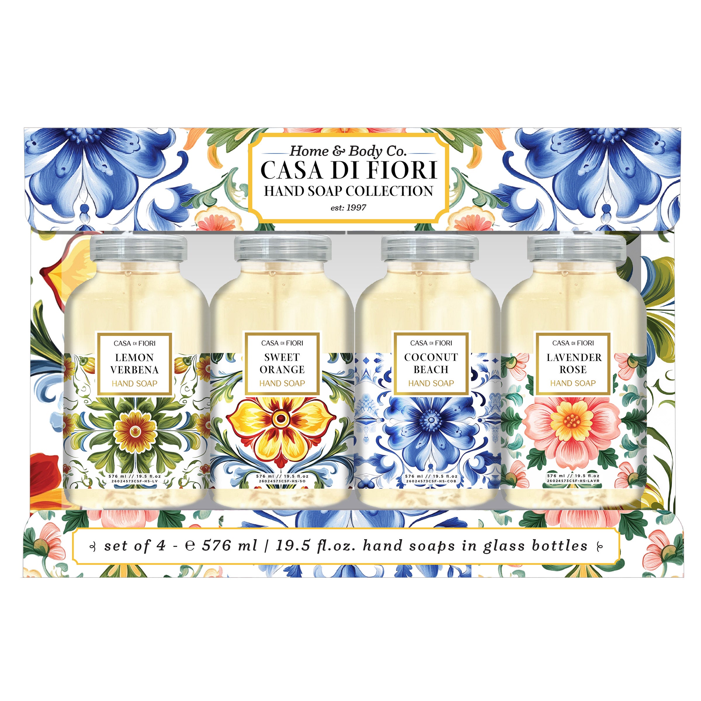 Casa Di Fiori Hand Soap, 19.5 fl oz, 4-count | Costco