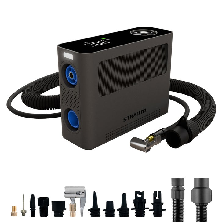 Strauto Rechargeable 120PSI Universal Inflator with Power Bank | Costco