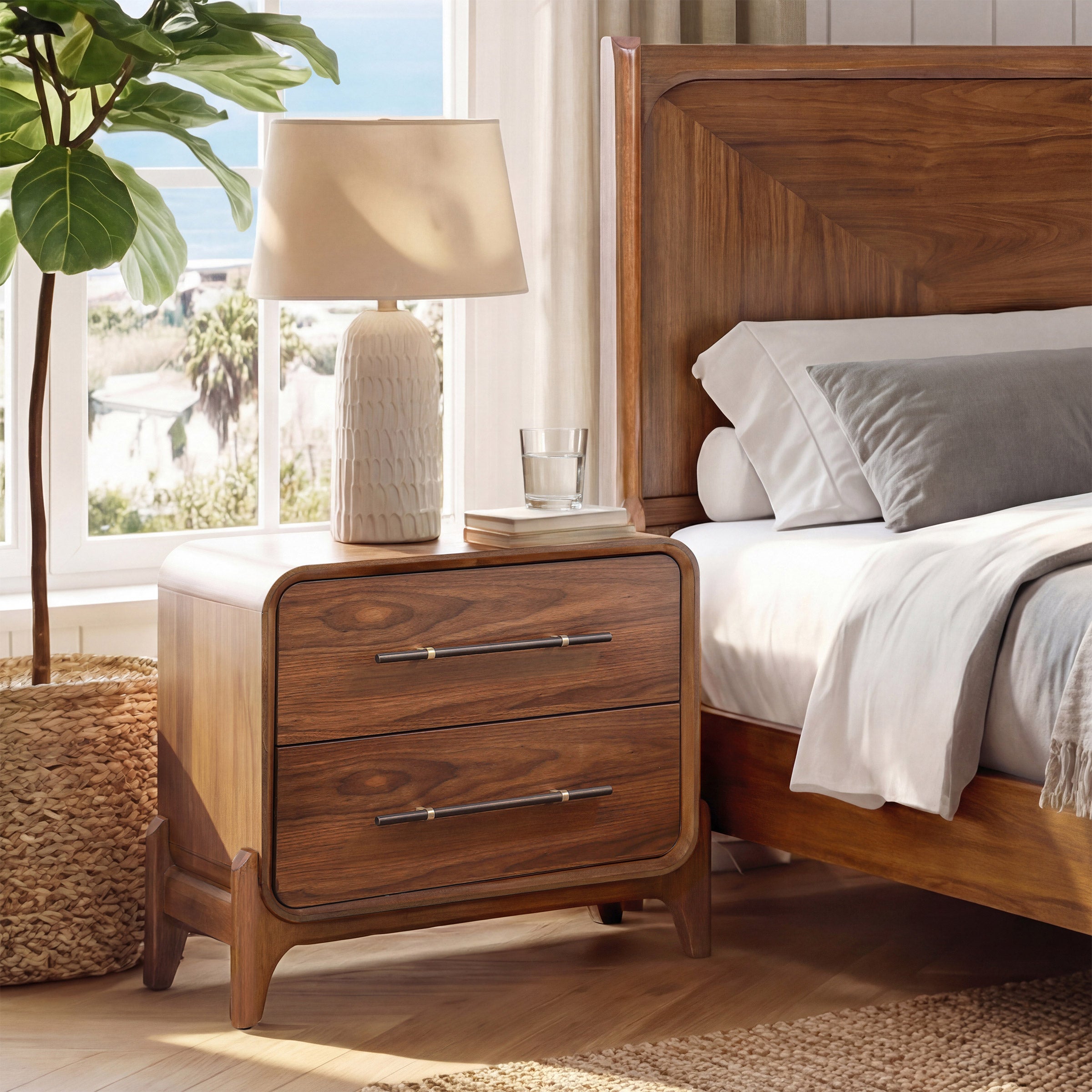 40s 50s ヴィンテージ Esmond Super Robeデッドストック Rockford 2-Drawer Nightstand | Costco