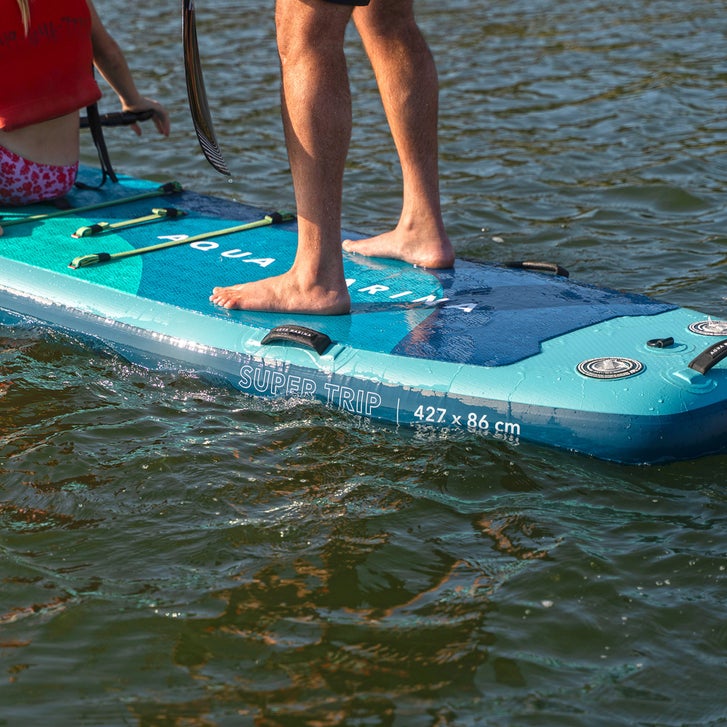 Aqua Marina Super Trip Tandem 14' Inflatable Paddleboard | Costco Aqua Marina Super Trip Tandem 14' Inflatable Paddleboard | Costco