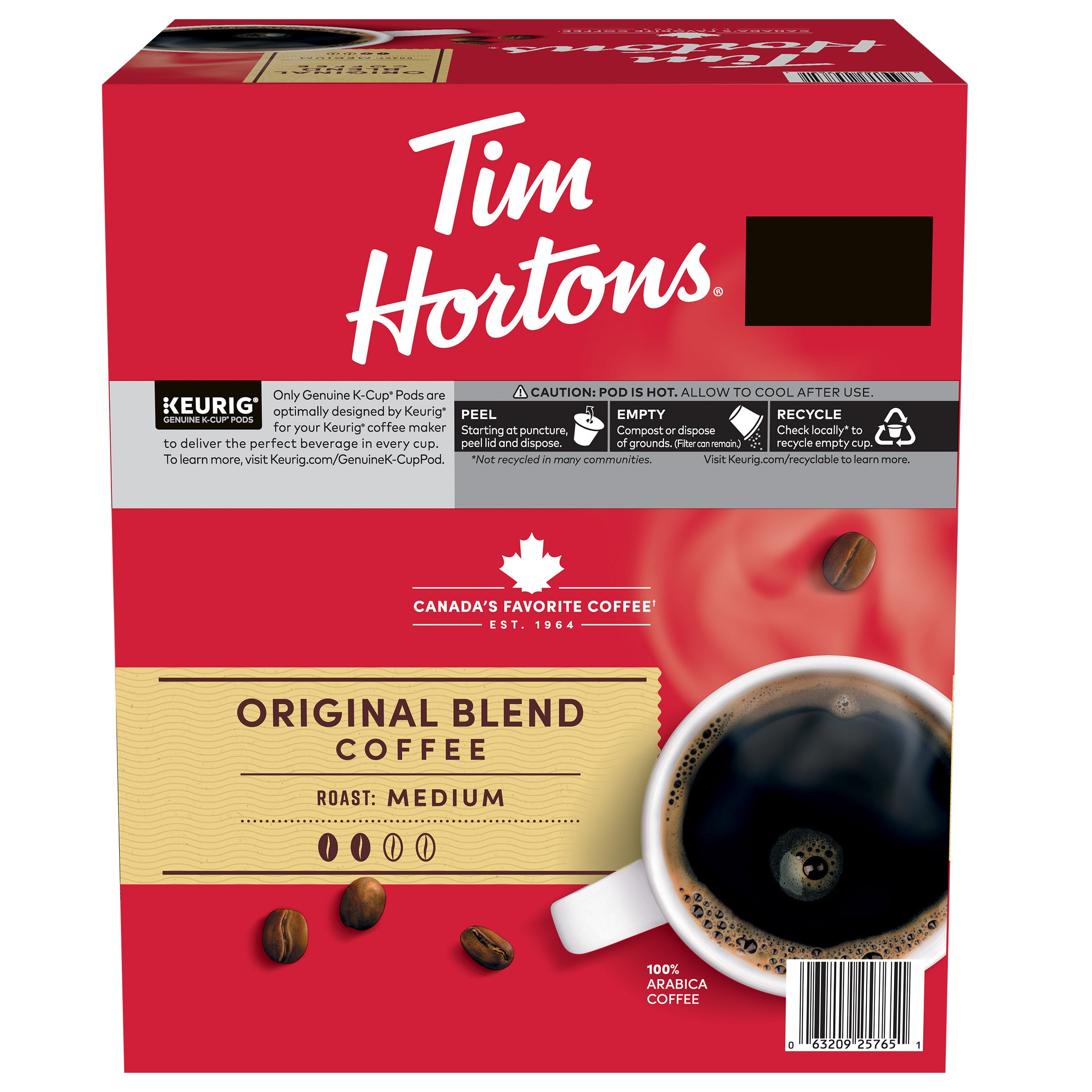 Tim Hortons Coffee Original Blend K-Cup Pod, 120-count | Costco