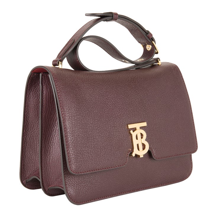 専用！！Burberrys 高級イタリア生地 ヴィンテージ ローズ＆ペイズリ Burberry Med Alice Shoulder Bag, Claret (Burgundy) | Costco