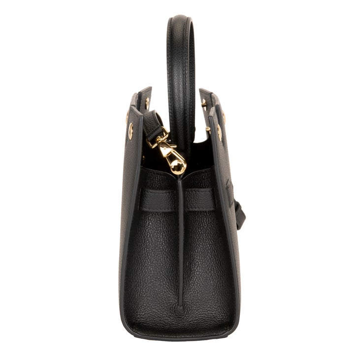 Burberry Mini LTHR Title Bag, Black | Costco