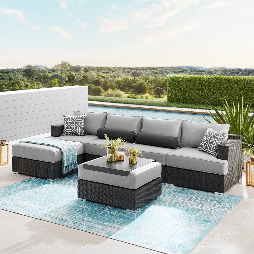 Sirio Niko 6-piece Modular Outdoor Patio Seating Set | Costco