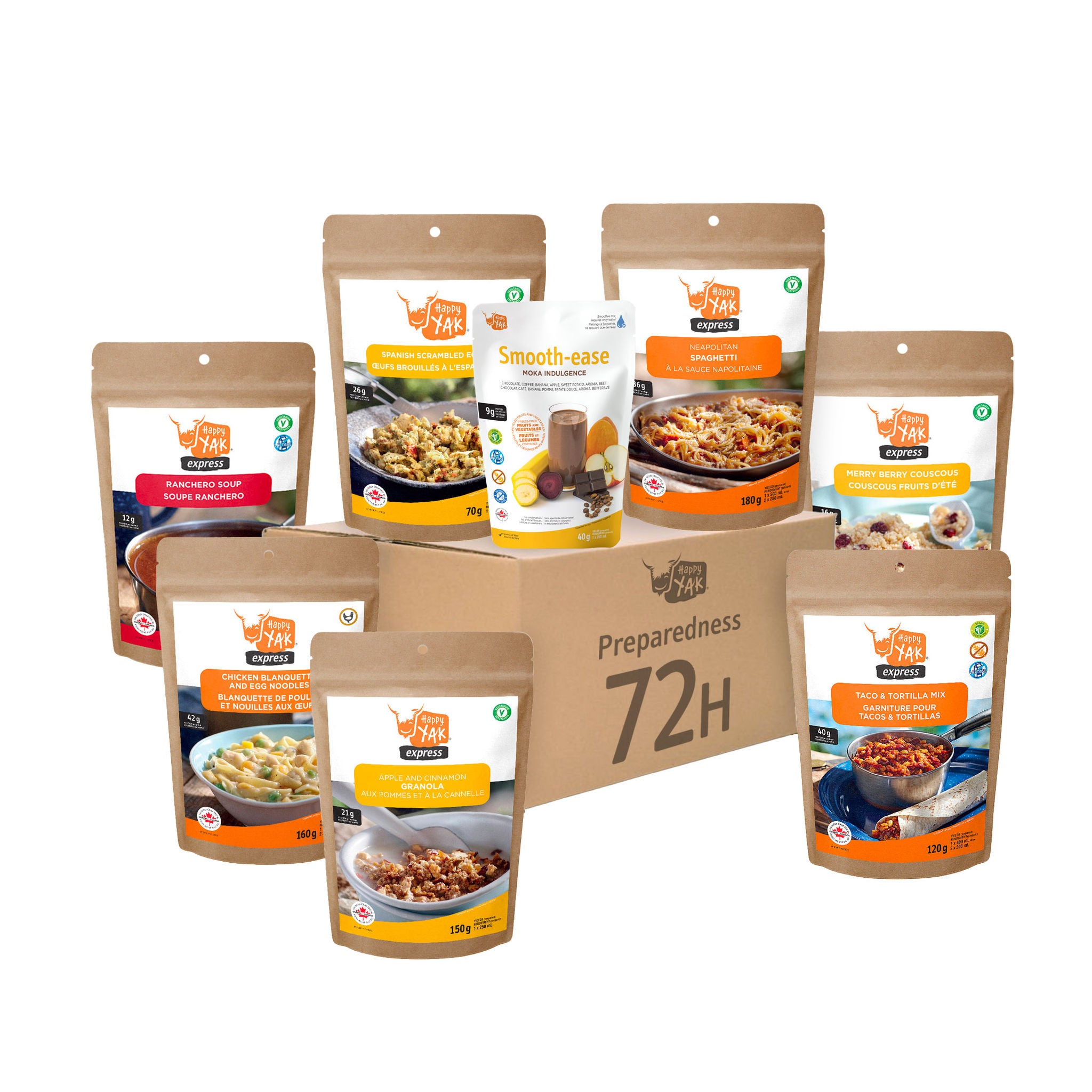 Happy Yak 72 Hour Preparedness Meal Kit | Costco