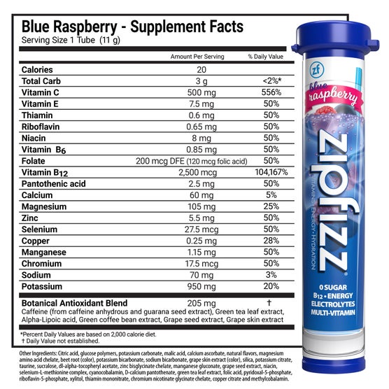 Zipfizz Multi-Vitamin Energy Hydration Drink Mix, 30 Tubes | Costco