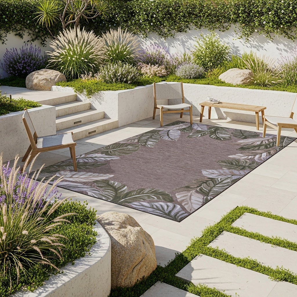 Laguna Indoor/Outdoor Area Rug, Molokai Natural, 6'6” x 9'6” | Costco