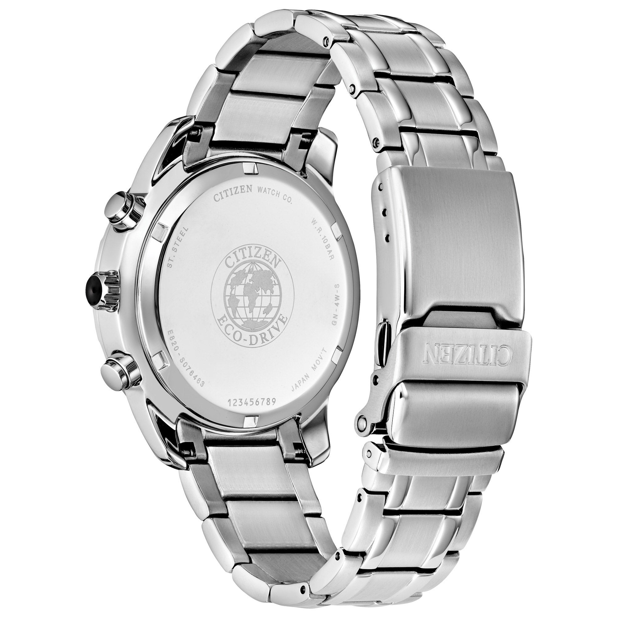 Citizen Eco Drive Brycen Chronograph Stainless Steel Men's Watch