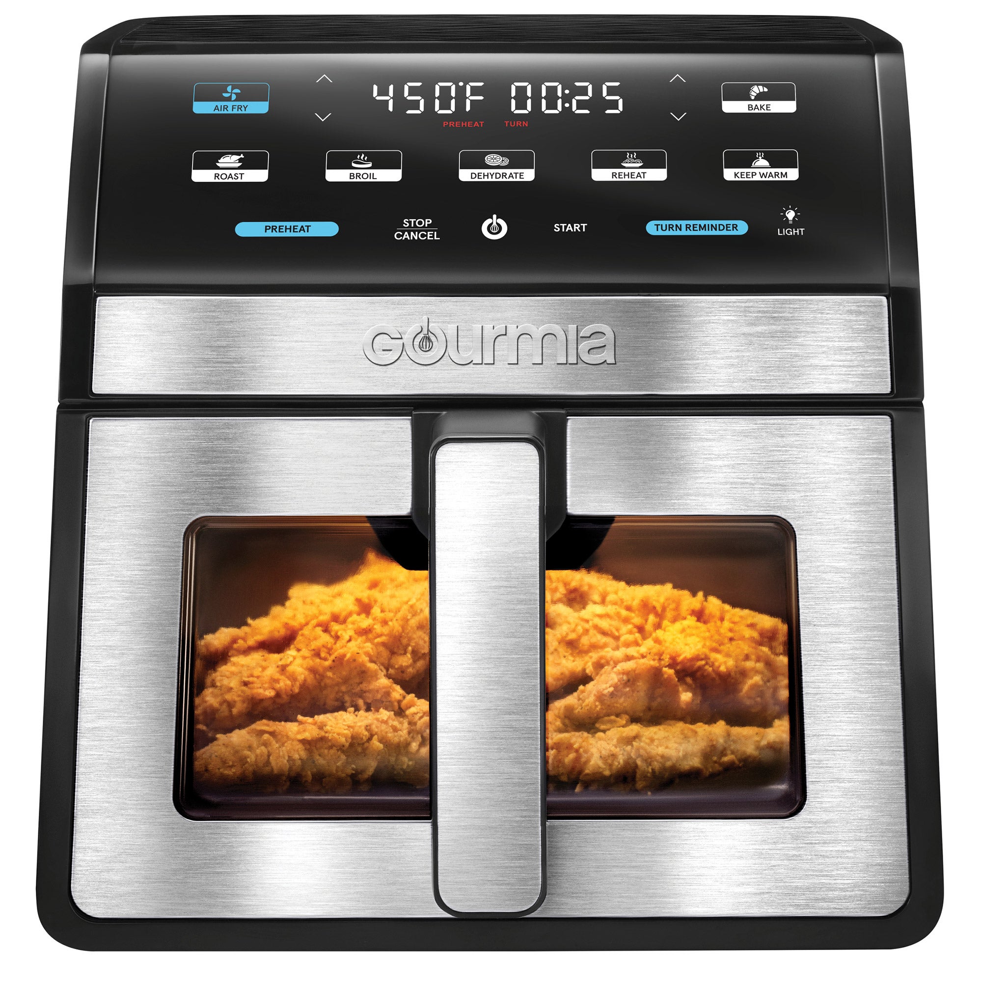 Gourmia 8-Quart Digital Air Fryer with Window & Light | Costco