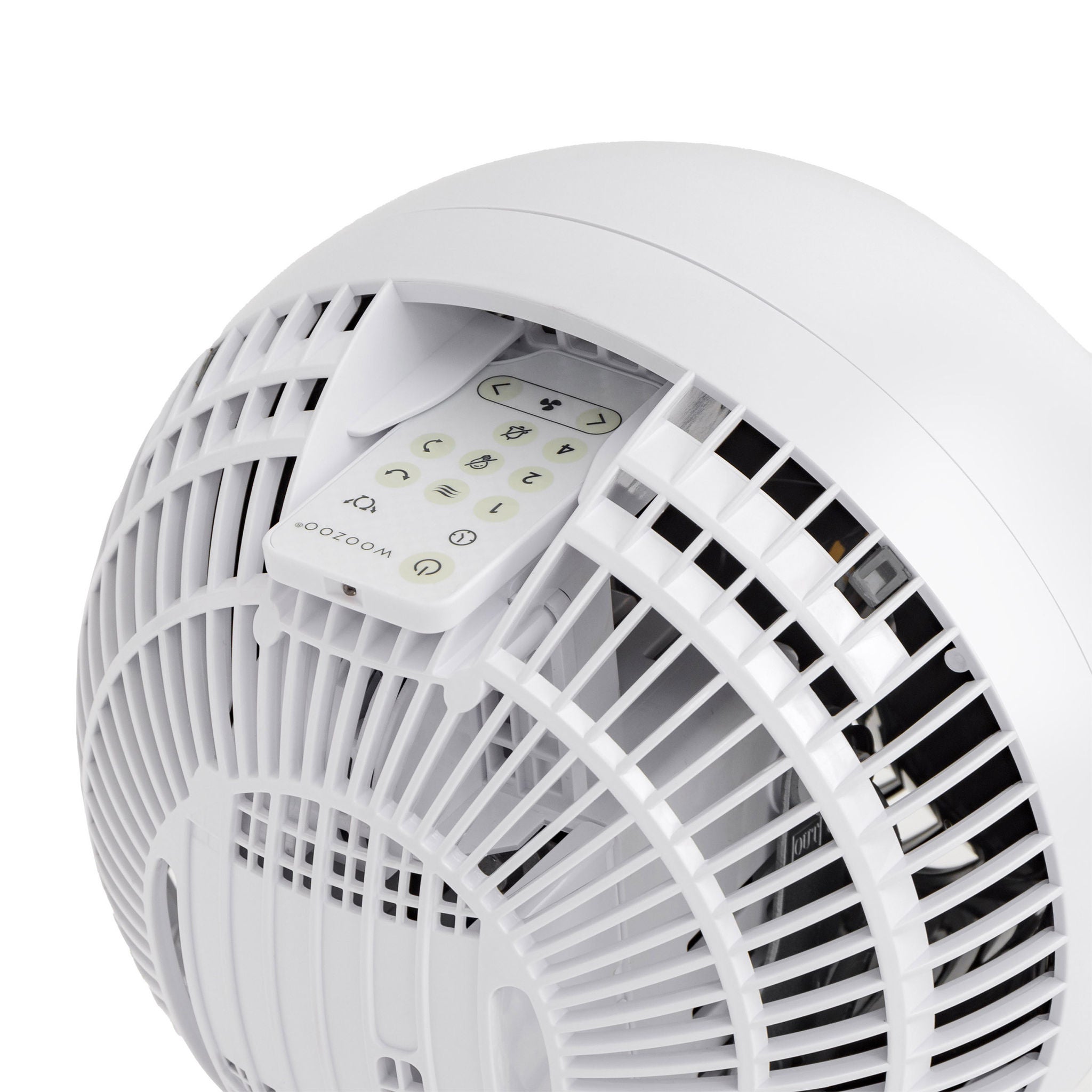 【新品、送料無料】WOOZOO グローブファン ホワイト Woozoo Oscillating Globe Fan with Remote Control, 5 Speeds, White