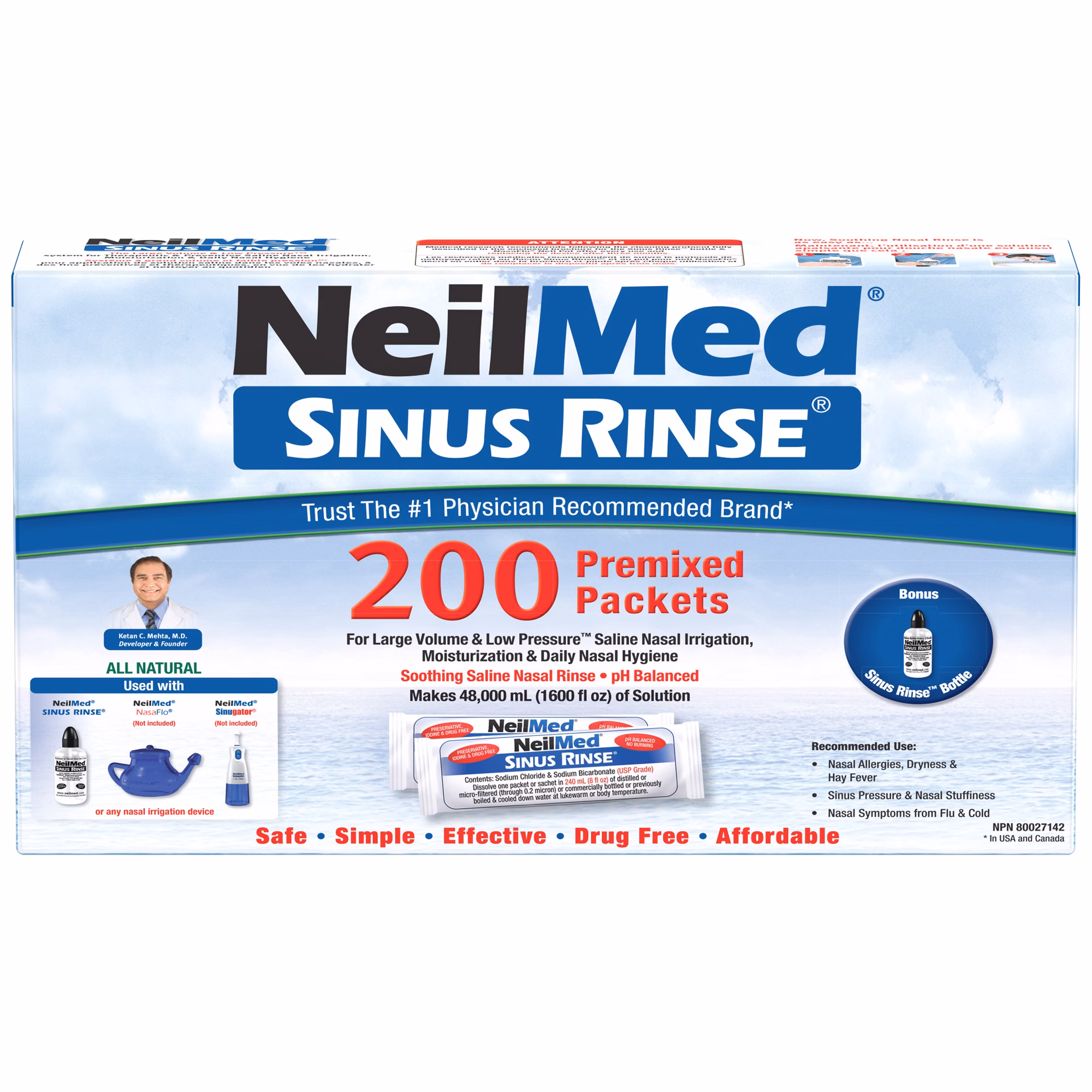 NeilMed Sinus Rinse kit