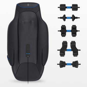 Chirp Contour Decompression and Massage Roller Table with Additional Roller Set