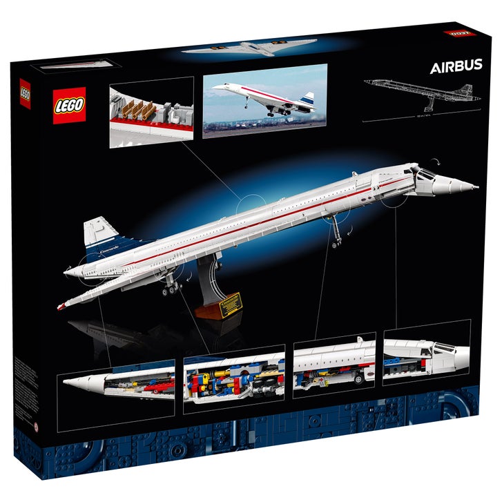 Airlinertags クラシックセット B747 A380 コンコルド LEGO Icons Concorde Plane 10318 with Bonus LEGO Creator 3 in 1