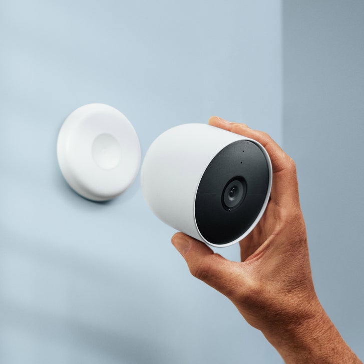 Google Nest Cam Battery Indoor/Outdoor Security Camera, 3-pack