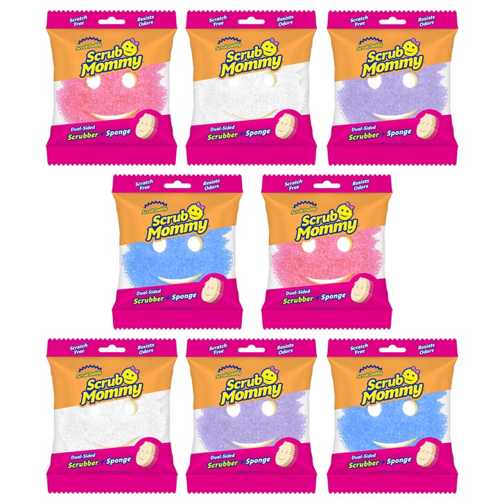 Scrub Mommy Sponges, Colors Variety, 8-count | Costco