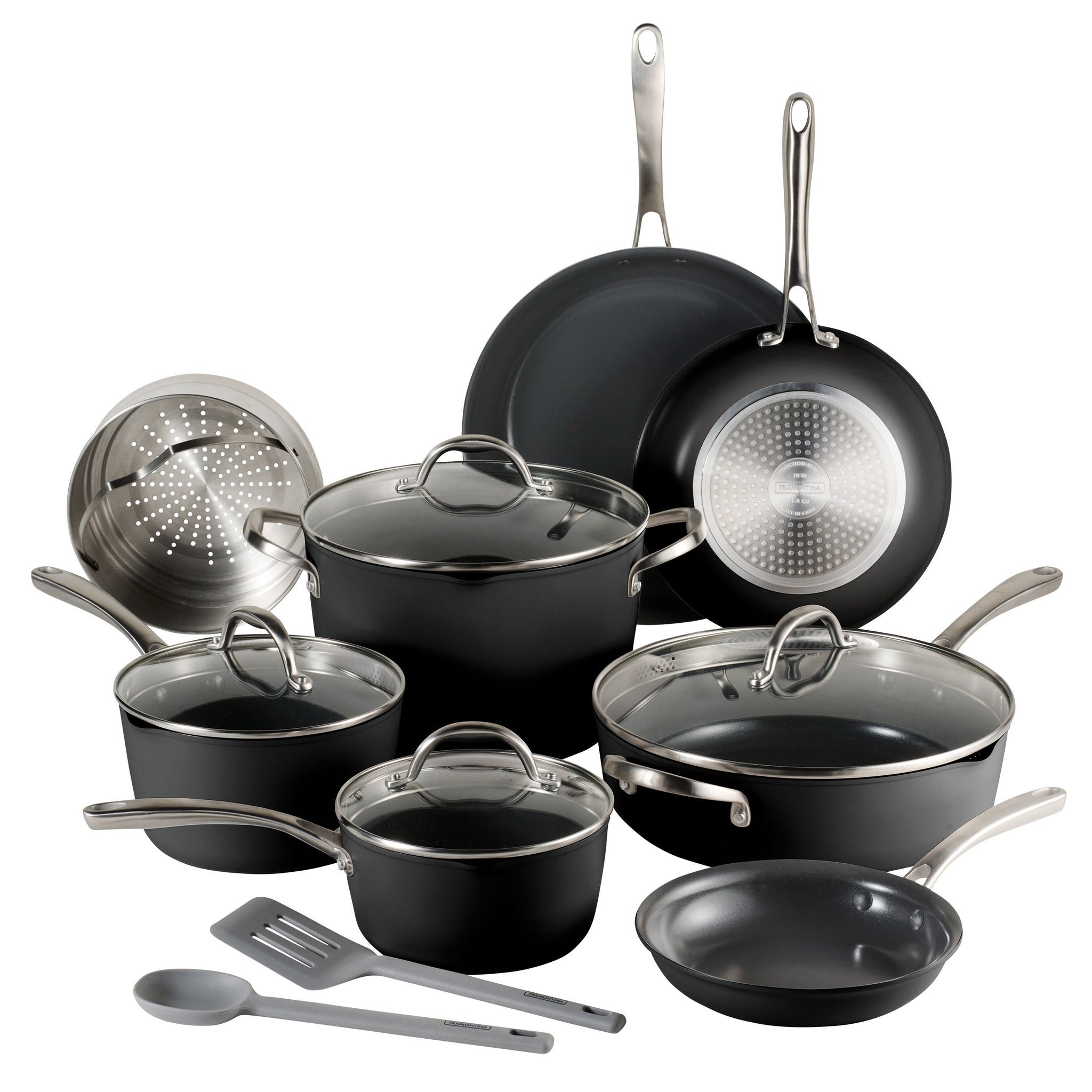 トラモンターナ　鍋　コストコ Tramontina Ceramic Non-Stick 12-piece Cookware Set with Utensils
