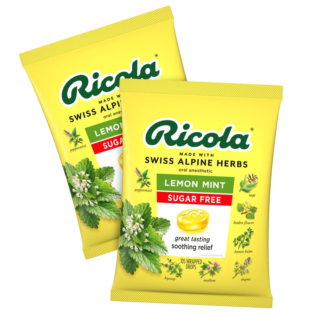 Ricola Sugar Free Lemon Mint Drops, 210 Drops | Costco