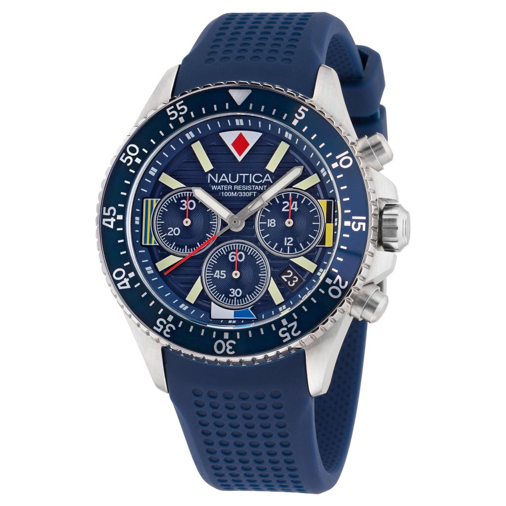 Nautica Wesport Blue Dial Men's Watch | Costco