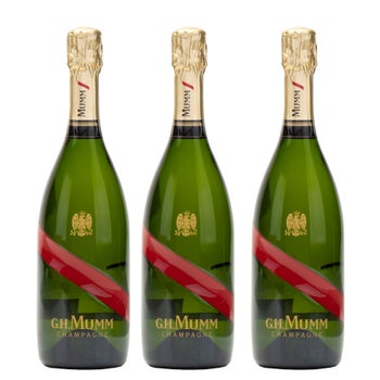 G.H. Mumm Brut Grand Cordon Champagne 750 ml 3-pack CA ONLY | Costco