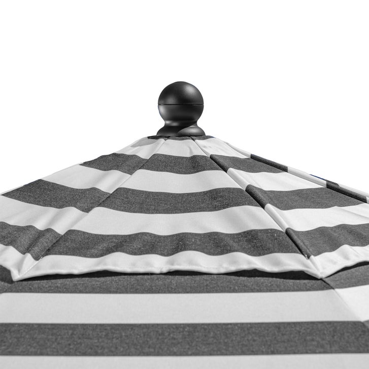 SunVilla 11' Round Cabana Stripe Aluminum Market Umbrella | Costco