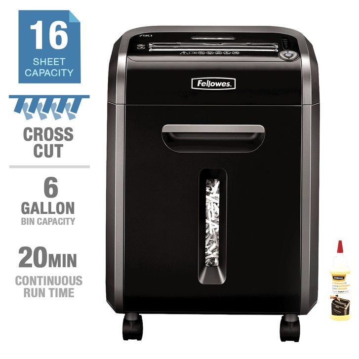 Fellowes Powershred 79Ci 16-sheet Cross-cut Shredder | Costco