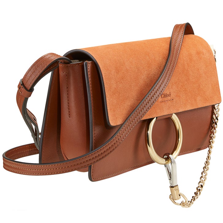 Chloe Faye Sm Shoulder Bag, Tan | Costco